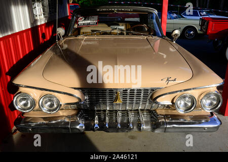 USA, New Jersey, classic car dealer and service, Plymouth 1961 Stock Photo