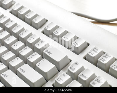 Retro keyboard Stock Photo