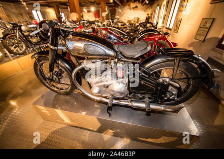 Marseille (France) Musée de la moto - Motorcycle museum : NSU Stock Photo