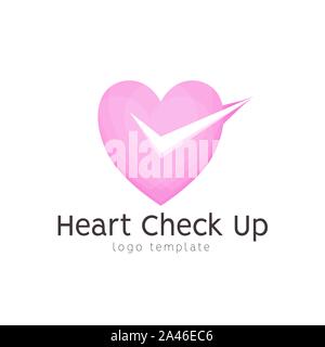 Abstract love logo design. modern 3d logo symbol Stock Vector