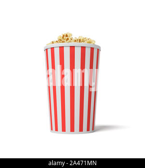 Download Overflowing Popcorn In The Yellow Bucket Stock Photo Alamy Yellowimages Mockups
