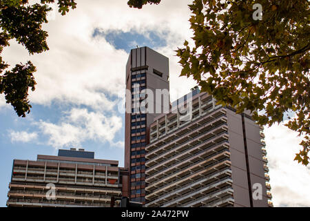 appartment building Uni Center, High-rise, residential building in Cologne NRW Germany - 10 12 2019 Stock Photo