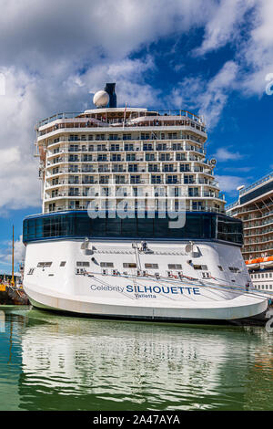 ANTIGUA, WEST INDIES - November 30, 2017: Royal Caribbean was founded in Norway, but is now headquartered in Miami. They operate over 25 around the wo Stock Photo