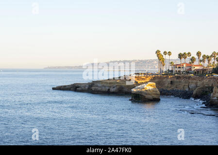 Coastal view at Sunset Cliffs Natural Park. San Diego, California, USA. Stock Photo