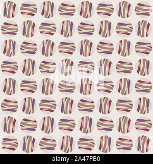 Abstract hand-drawn repeating shapes. Vector seamless pattern design for textile, wallpaper, wrapping paper, prints, fabric, web background, accent. Stock Vector