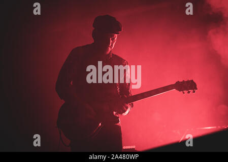 OFFICINE GRANDI RIPARAZIONI, TORINO, ITALY - 2019/10/12: Joey Santiago of the American rock band Pixies performs live in Torino, for the UK & European band tour Stock Photo