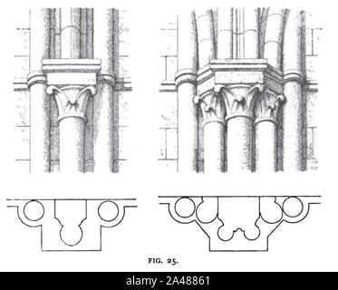 Fig 25 -Vaulting System of Laon. Stock Photo