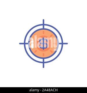 icon money turnover in white background vector illustration design Stock Vector