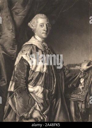 Fisher after Reynolds - Granville Leveson-Gower, 1st Marquess of Stafford. Stock Photo