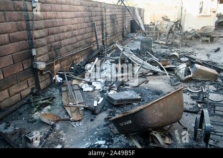 Sylmar, California, USA. 12th Oct, 2019. Burnt Houses in the Porter Ranch Area Credit: Amy Katz/ZUMA Wire/Alamy Live News Stock Photo