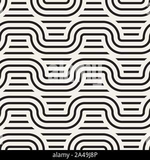 Vector seamless pattern. Modern stylish abstract texture. Repeating geometric tiles Stock Vector