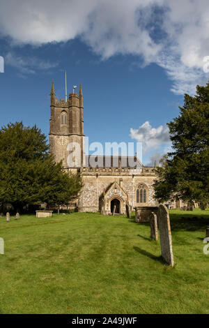 St James Church Avebury a Grade 1 listed building, Avebury, Wiltshire, England, UK Stock Photo