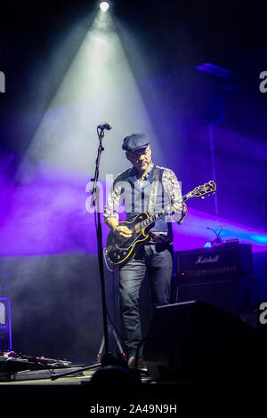 Turin Italy. 12 October 2019. The American alternative rock band PIXIES performs live on stage at OGR Officine Grandi Riparazioni during the 'European Tour 2019'. Stock Photo