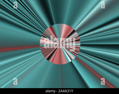 Fractal image: glowing colored stripes and lines. Stock Photo