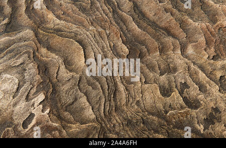 Sedimentary sandstone textured and coloured background Stock Photo