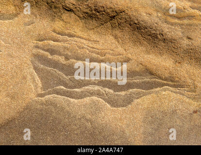 Sedimentary sandstone textured and coloured background Stock Photo