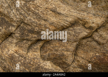 Sedimentary sandstone textured and coloured background Stock Photo