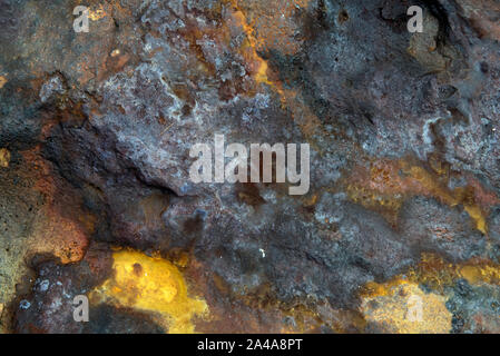 Sedimentary sandstone textured and coloured background Stock Photo
