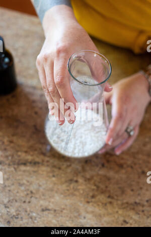 Ingredients to make Homeopathic remedies Stock Photo