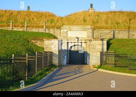 HALIFAX, CANADA -6 OCT 2019- View of the Halifax Citadel, a National Historic Site in the capital of the Canadian province of Nova Scotia. Stock Photo