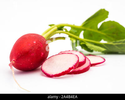 Radish isolated on white background Stock Photo