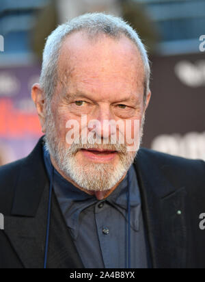 London, UK. 13th Oct, 2019. American director Terry Gilliam attends the premiere of The Irishman at the 63rd BFI London Film Festival on October 13, 2019. Photo by Rune Hellestad/UPI Credit: UPI/Alamy Live News Stock Photo