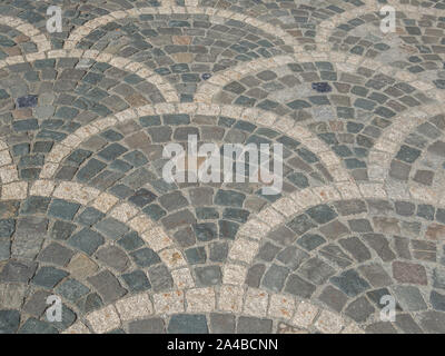 Scaled pavement Old Town Stock Photo