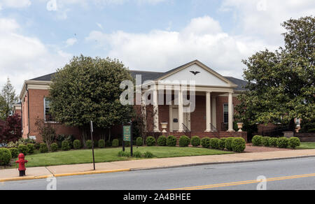 The Charles Town Library and Jefferson County Museum in Charles Town, West Virginia Stock Photo