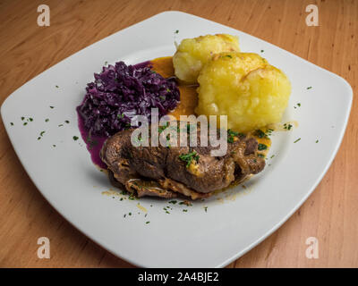 German Beef roulade Stock Photo