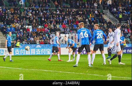 Tallinn, Estonia. 13th Oct 2019.  Ilkay GÜNDOGAN, DFB 21,   scores, shoots goal for 0-2 ESTLAND - GERMANY  Important: DFB regulations prohibit any use of photographs as image sequences and/or quasi-video.  Qualification for European Championships, EM Quali,  2020 Season 2019/2020,  October 13, 2019  in Tallinn, Estland.  Credit: Peter Schatz/Alamy Live News Stock Photo