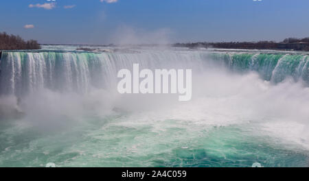 Canada, Scenic Niagara Waterfall, Horseshoe Falls, Canadian side Stock Photo