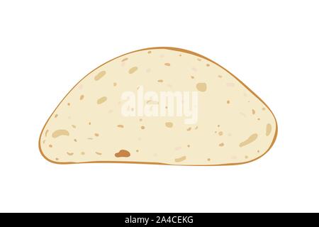 Bread icon slice. Vector illustration. Bakery food. Stock Vector