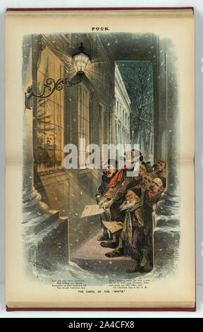 The carol of the waits / J. Keppler. Stock Photo