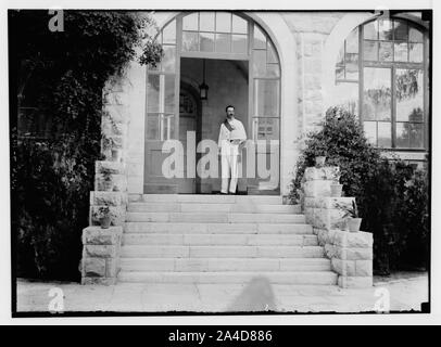 The new era in Palestine. The arrival of Sir Herbert Samuel, H.B.M. high commissioner, etc. Sir Herbert Samuel, the high commissioner. Stock Photo
