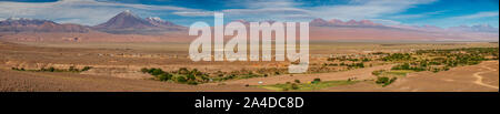 Spectacular gigapan of San Pedro de Atacama Stock Photo