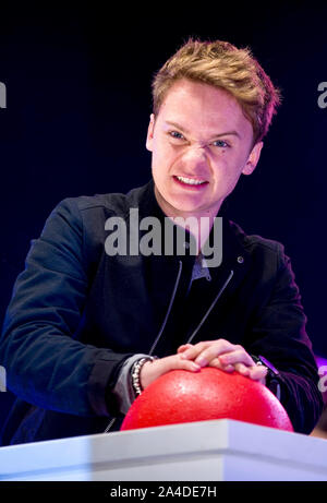 Photo Must Be Credited ©Jeff Spicer/Alpha Press 076557 16/11/12 Conor Maynard at the Bluewater Shopping Centre Christmas Lights Switch On in Kent Stock Photo