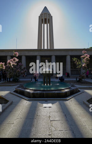 Hamadan, Iran. 04th June, 2017. The Avicenna Mausoleum in the center of the city of Hamadan in western Iran, taken on 04.06.2017. The city was founded in the 2nd millennium before our time and was under the name Hagmatana until the 6th century before our time, the capital of the Iranian Meder Empire. It is regarded as one of the oldest cities in Iran (perhaps the oldest), from where the Holy Three Kings after Bethlehem are said to have departed. | usage worldwide Credit: dpa/Alamy Live News Stock Photo