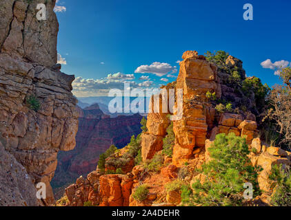 Grand Canyon viewed from Sinking Ship Summit, Arizona, United States Stock Photo