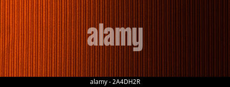 Decorative background brown orange color, striped texture horizontal gradient. Wallpaper Art. Design Stock Photo