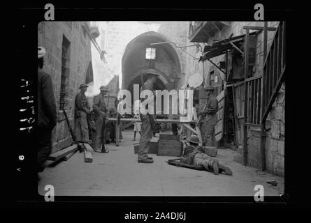 The raising of the siege of Jerusalem Typical scene of troops in Old ...
