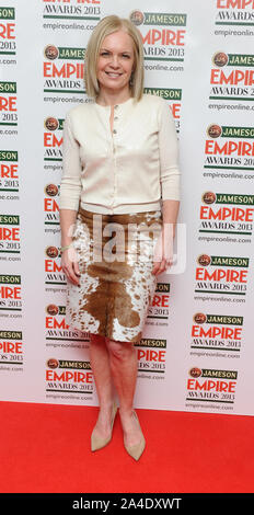 Photo Must Be Credited ©Kate Green/Alpha Press 077037 24/03/2013 Mariella Frostrup at the Jameson Empire Film Awards 2013 held at the Grosvenor Hotel in London Stock Photo