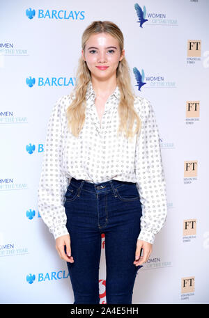 Freya Allan attending The Women of The Year Lunch and Awards 2019 at