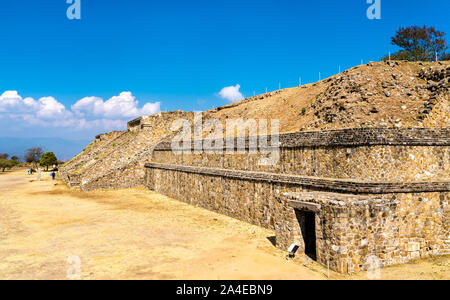 Monte Alban archaeological site in Oaxaca, Mexico Stock Photo