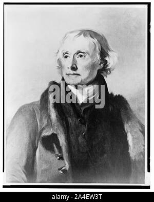 Thomas Jefferson, three-quarter length portrait, facing left Stock Photo