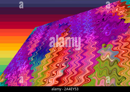 Modern soft gradient colors with twist swirl colors Stock Photo