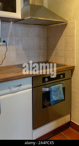 oven with extractor Stock Photo