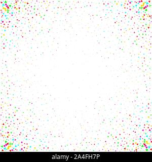 Falling multicolored triangles. frame - Vektorgrafik Stock Vector