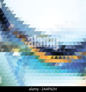 triangular geometric composition. polygonal style Stock Vector