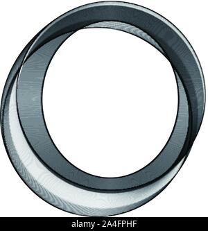 Vector layout for advertising. Abstract gray circle Stock Vector