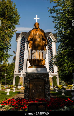 Our Lady of the Assumption Monument   Rogersville, New Brunswick, CA Stock Photo